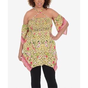 NY Collection Plus Size Strappy Babydoll Tunic Reswi 1X